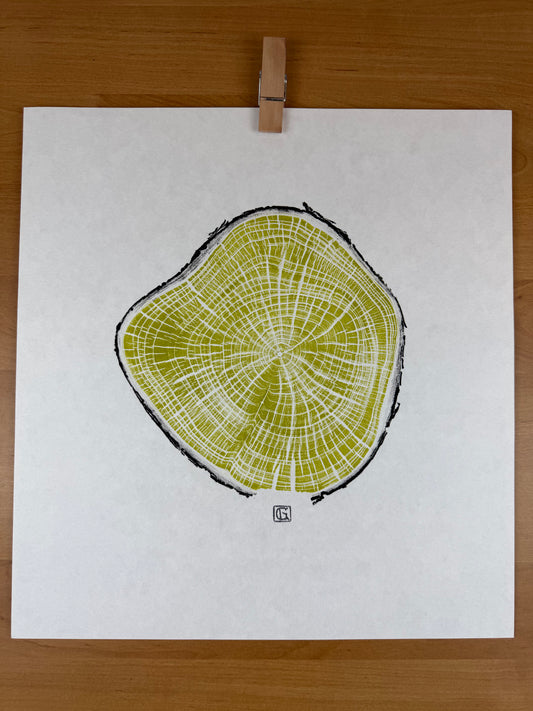 Handgedruckter GrilloWoodPrint aus Kirschholz.
Die gelb-schwarze Relief-Ink-Mischung betont die natürliche Struktur des Holzes und macht jedes Exemplar zu einem einzigartigen Naturunikat.
Gedruckt auf hochwertigem Papier.
Limitierte Edition.